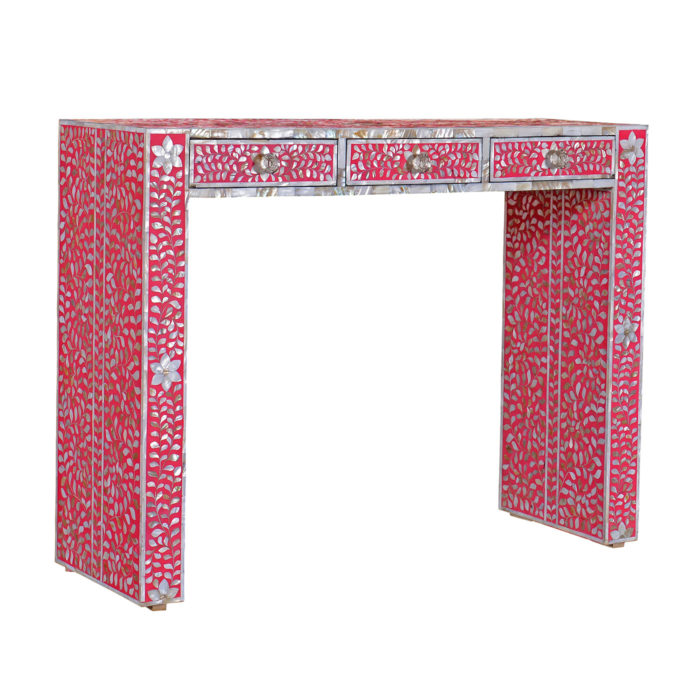 Pink Mother of Pearl Console