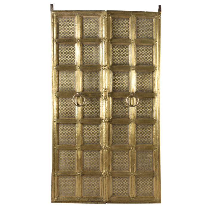 Brass Grid Door