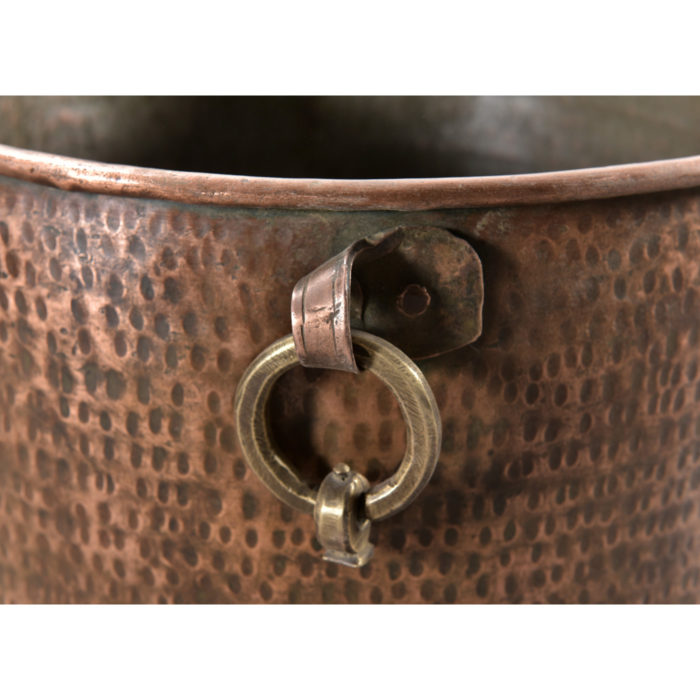 Antique Copper Pot with Patina