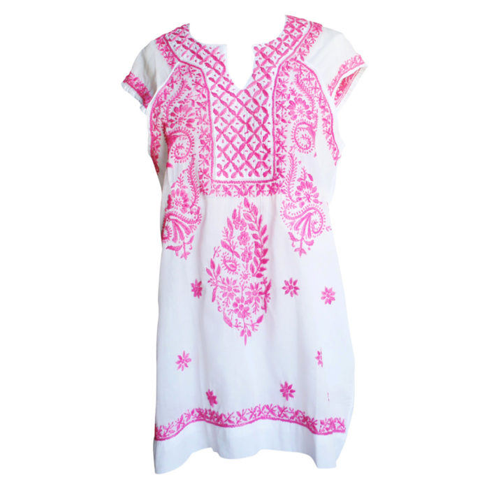 Celina Tunic Pink Embroidery