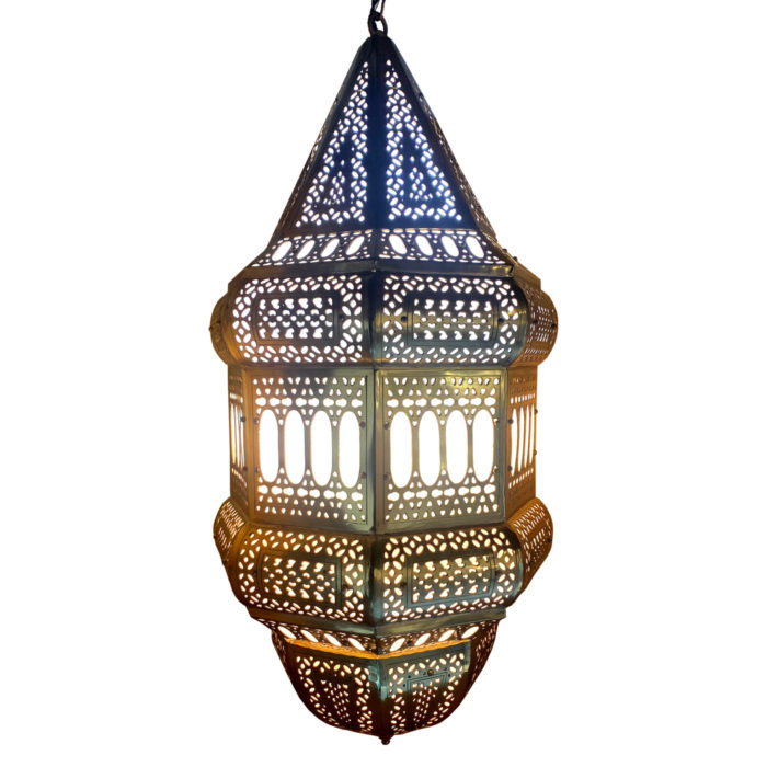 Gold Finish Lantern 2