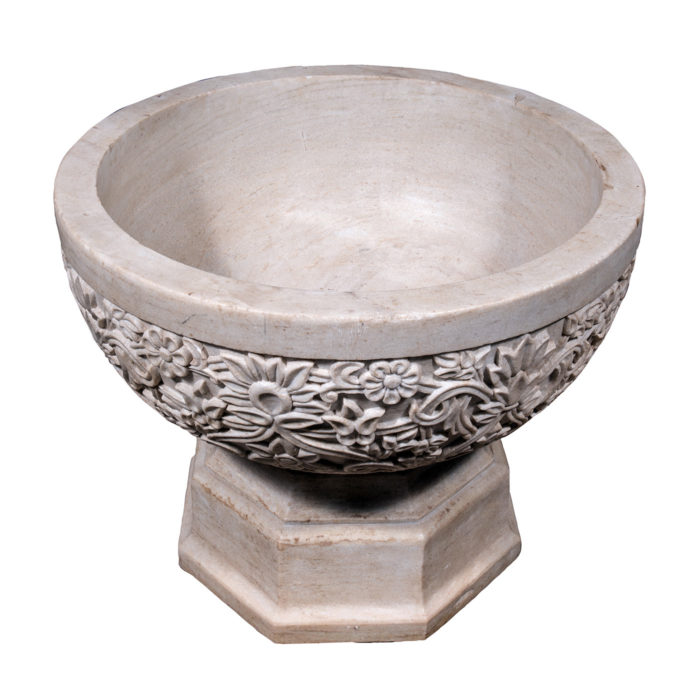 Marble Basin Planter 1