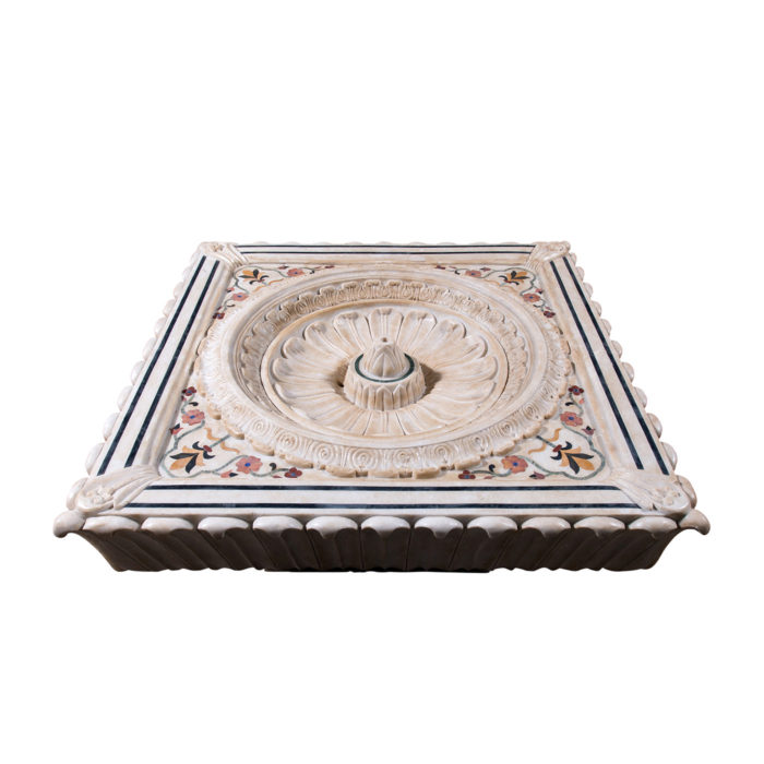 Inlaid Marble Fountain