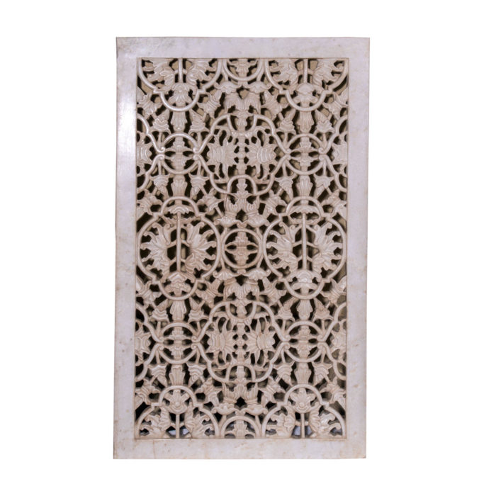 Symmetrical Marble Jali Panel