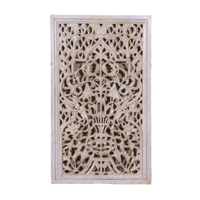 Foliate Marble Jali Panel