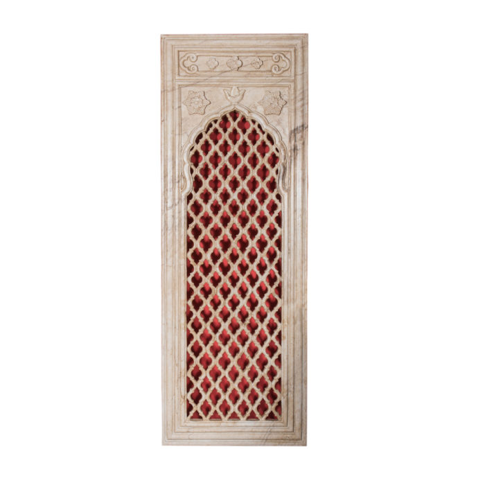 Quatrefoil Marble Jali Panel