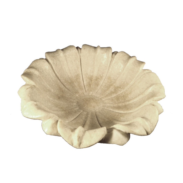 Marble Floral Bowl