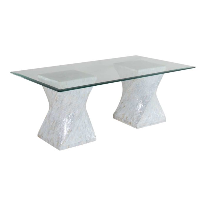 Twisted Base Pearl Table