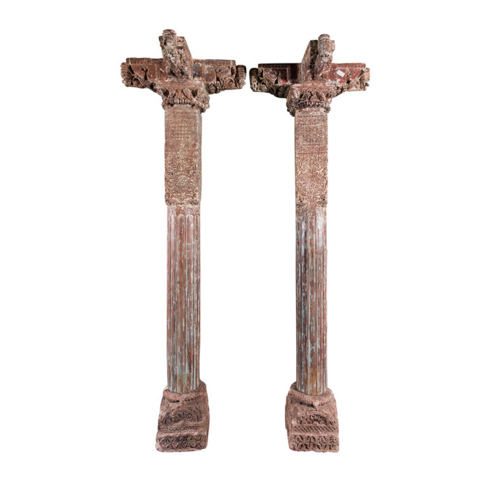 Cross-top Antique Columns