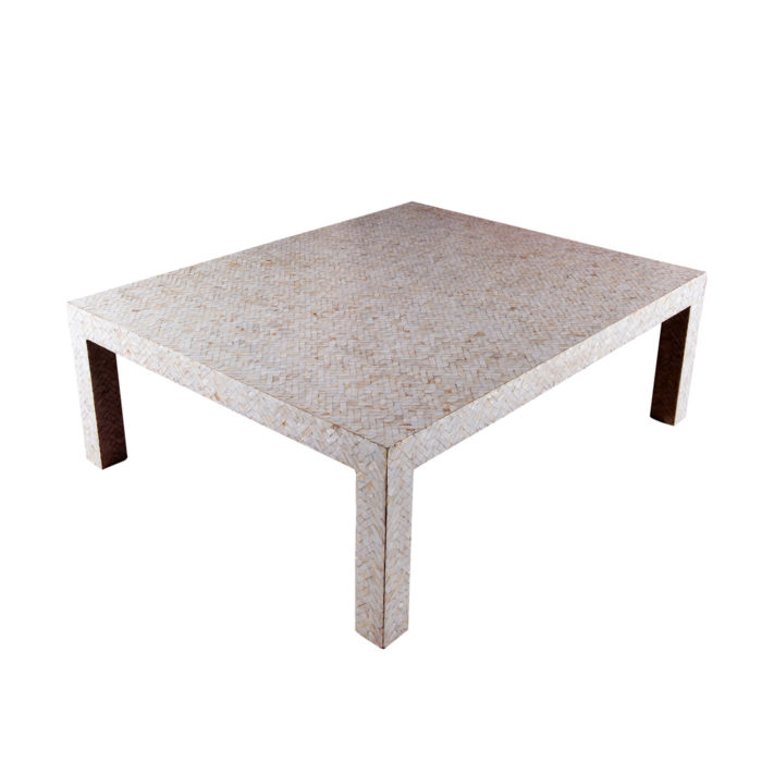 Mother of Pearl Overlay Coffee Table