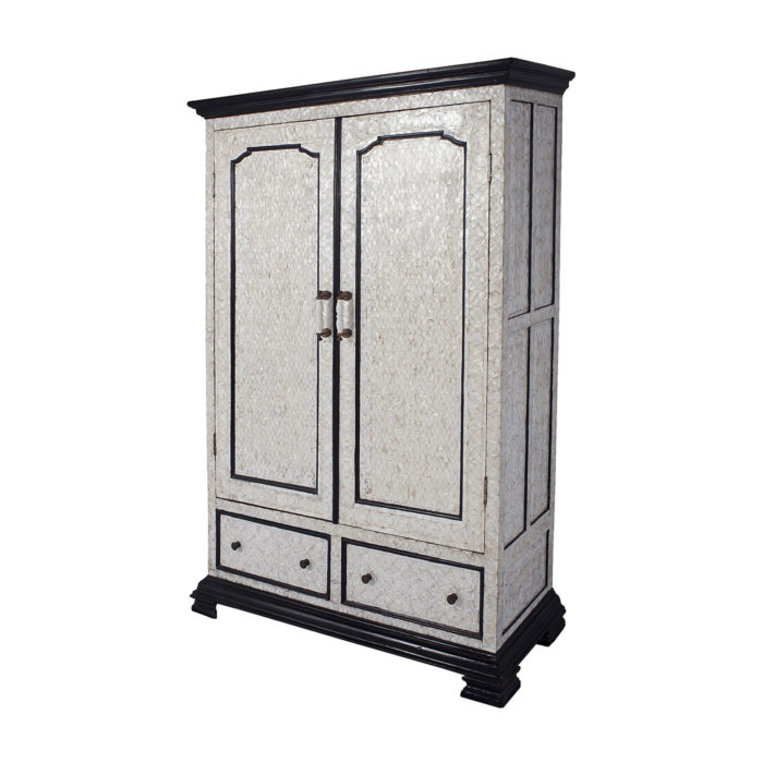 Mother of Pearl Overlay Armoire