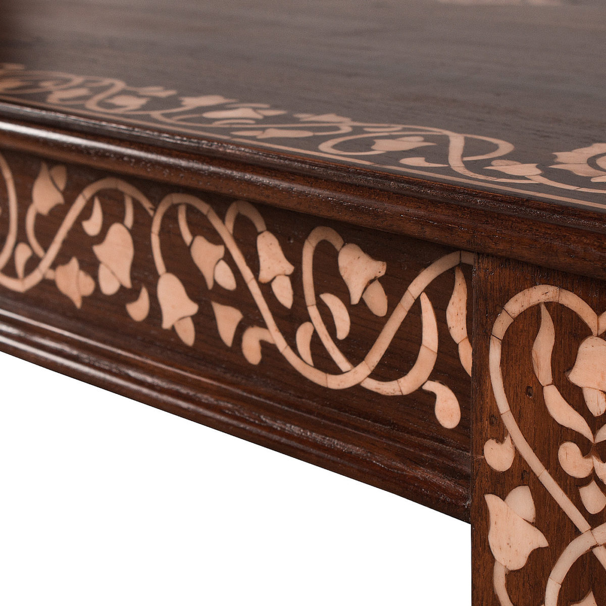 Bone Inlay Table: Hand-inlaid Bone Coffee Table by AOI Home