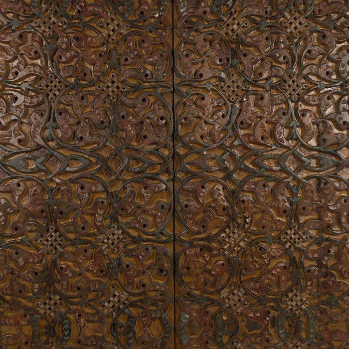Carved Polychrome Door