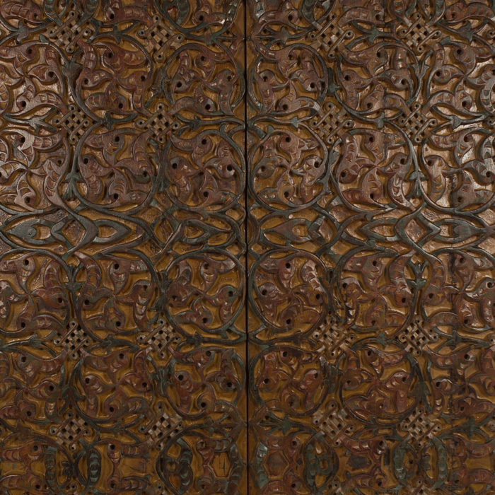 Carved Polychrome Door