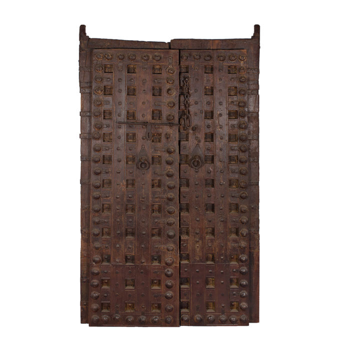 Riveted Teak Door