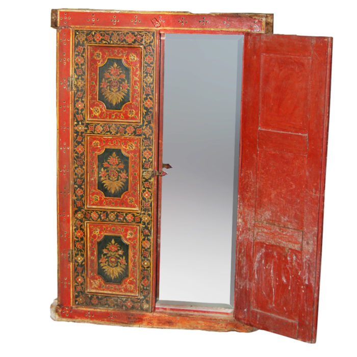 Antique Window Mirror 45”