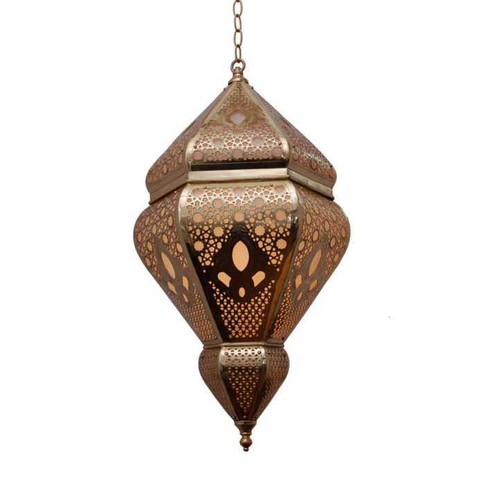 Gold Finish Lantern