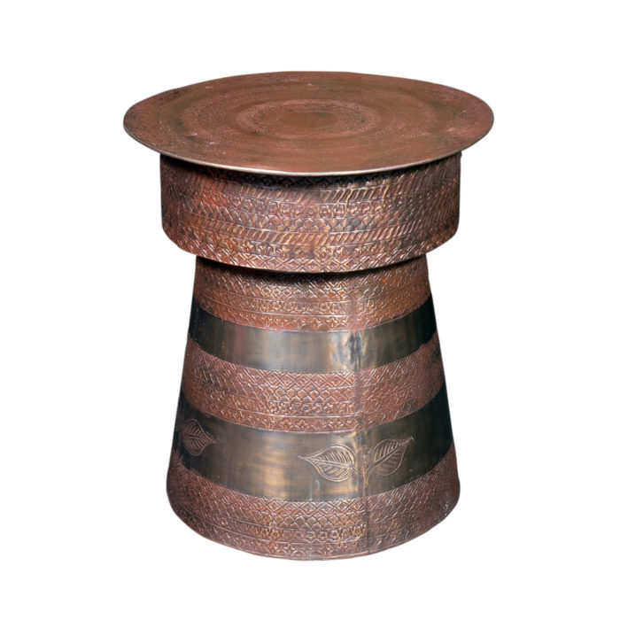 Brass Drum Table 1