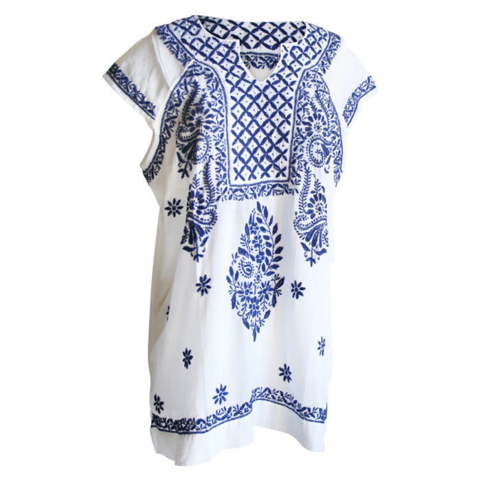 Celina Tunic Blue Embroidery