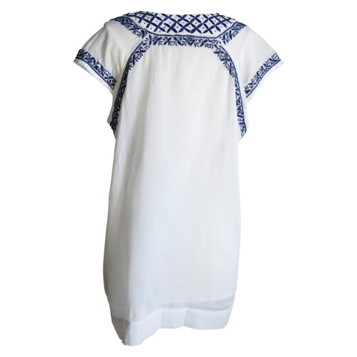 Celina Tunic Blue Embroidery