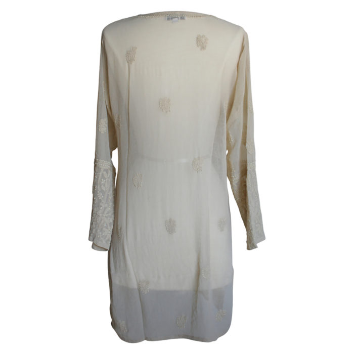 Natural Sand Georgette Tunic