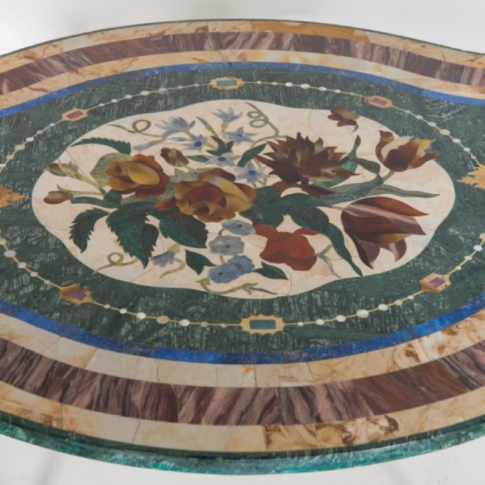 Medallion Pietra Dura Tabletop