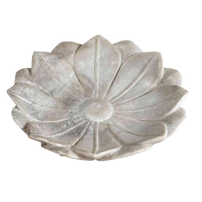 Marble Lotus Bowl