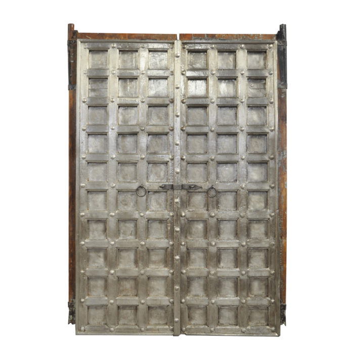 Metal Work Gridded Door