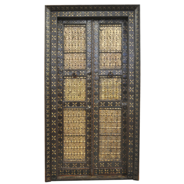 Iron and Brass Work Door