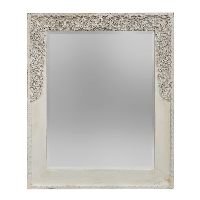 White Ganesh Mirror
