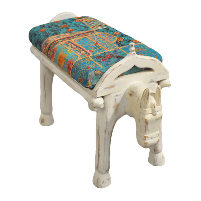 Fruitwood Horse Stool