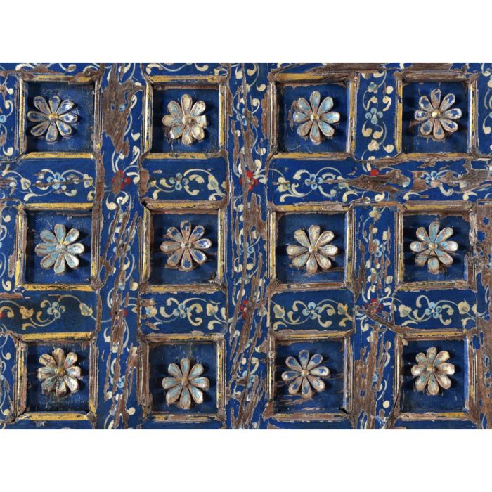 Blue Floral Antique Ceiling