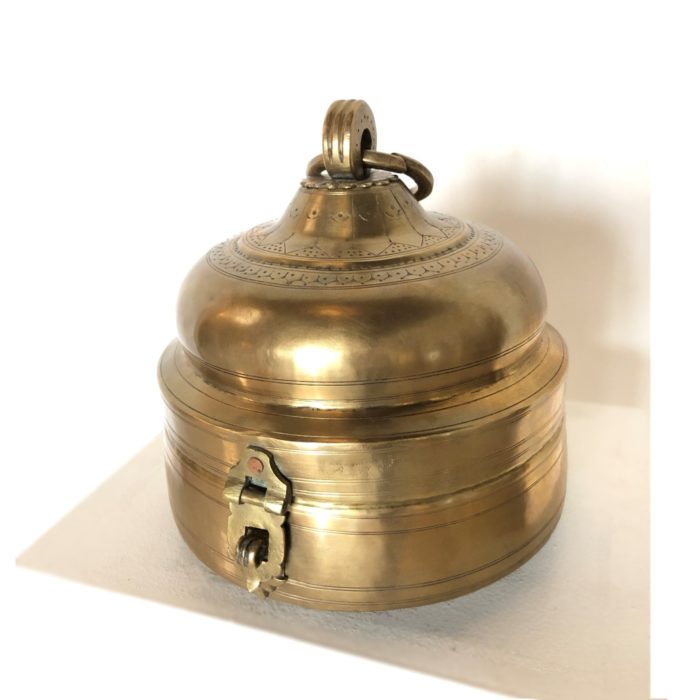 Antique Brass Roti Box