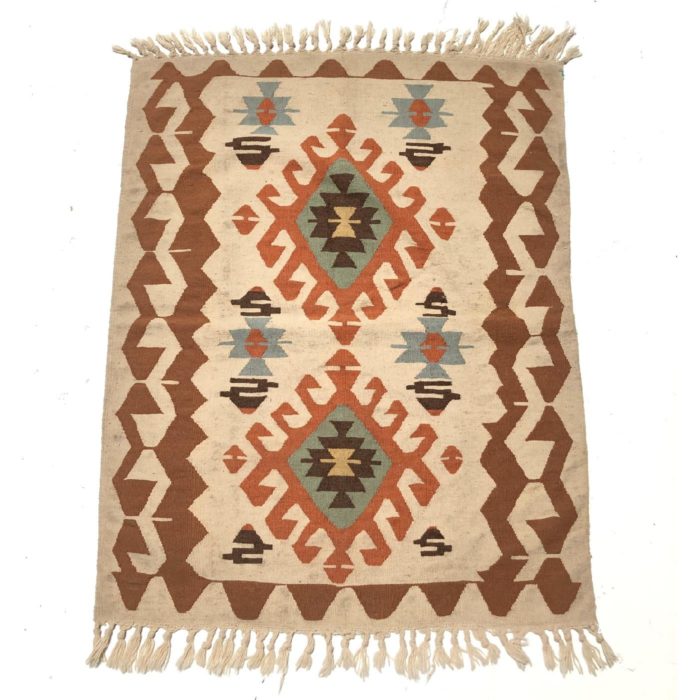 Vintage Earth Tone Kilim