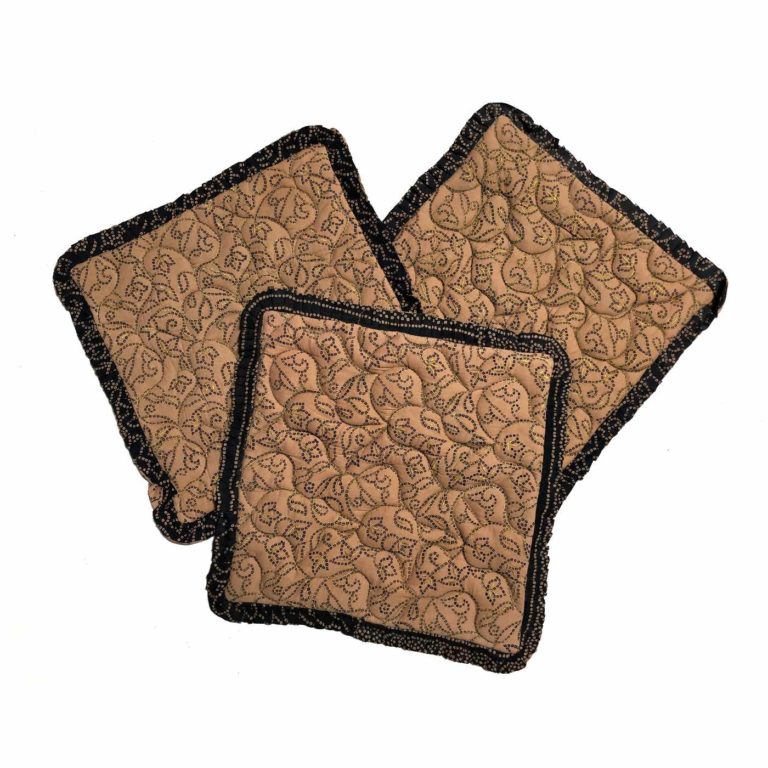 3 Tie Dye Pillow Covers in Natural Black and Tan Pillow Covers Tie Dye