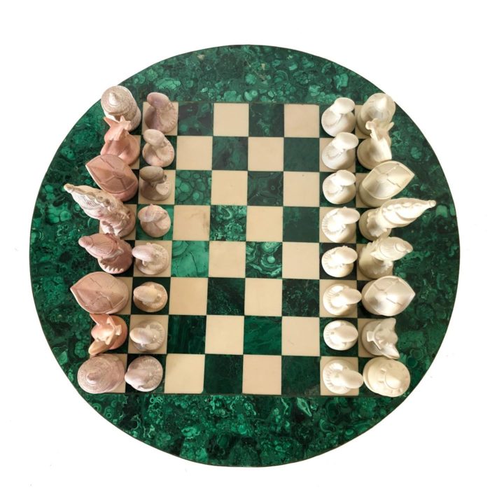 Malachite Chess Board