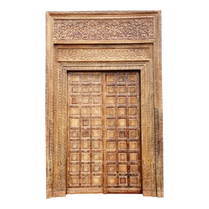 Recessed Flower Haryana Door