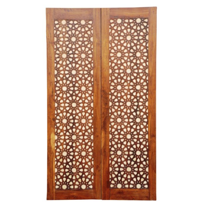 Floral Bone Inlay Door