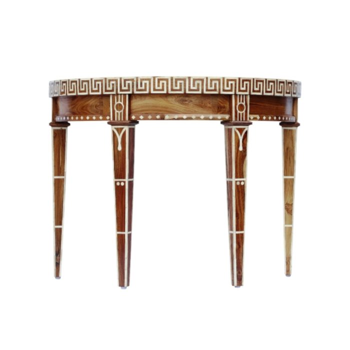 Demilune Inlay Table