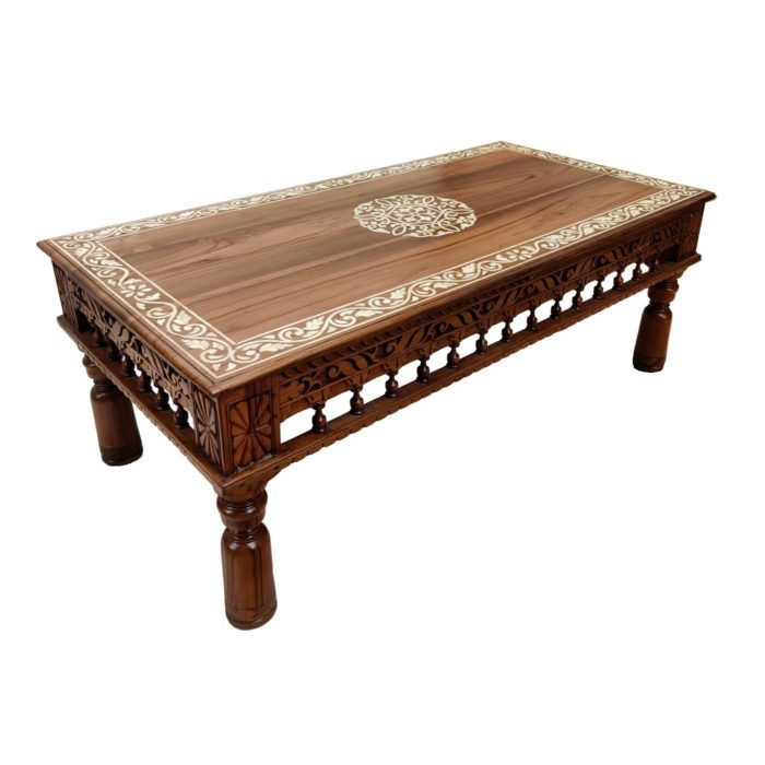 Medallion Inlay Coffee Table