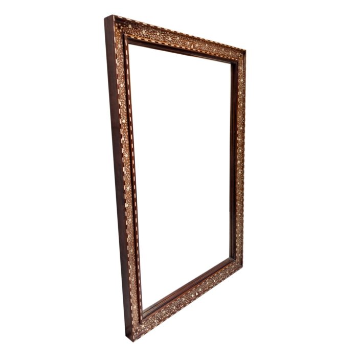 Corner Floral Inlay Mirror