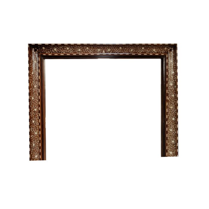 Corner Floral Inlay Mirror