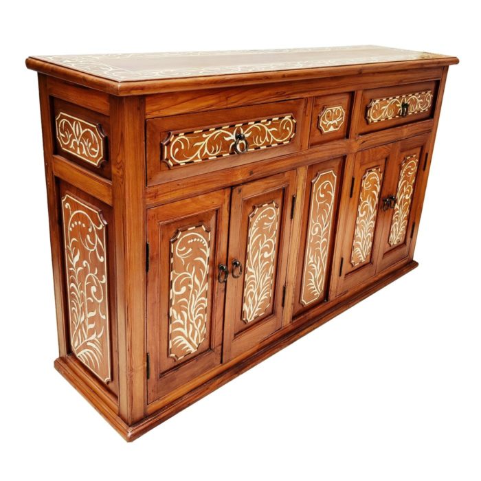 Foliate Inlay Sideboard, Long