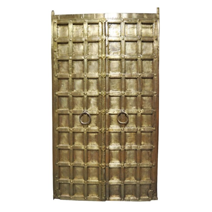 Brass Recessed Square Door
