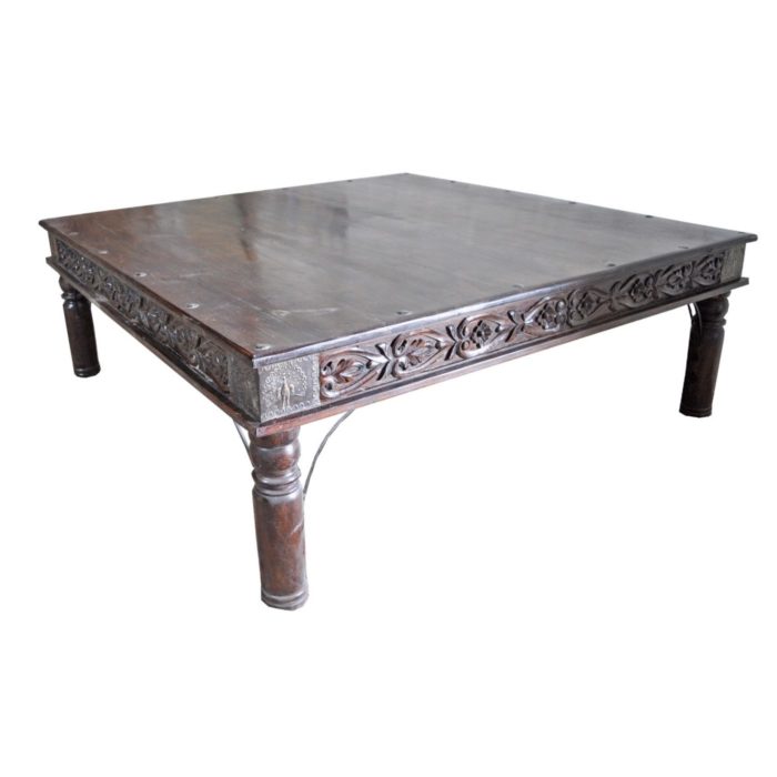 Dark-tone Peacock Table, 5'