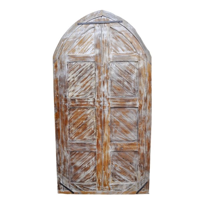 Natural Pine Door with Diagonal Details