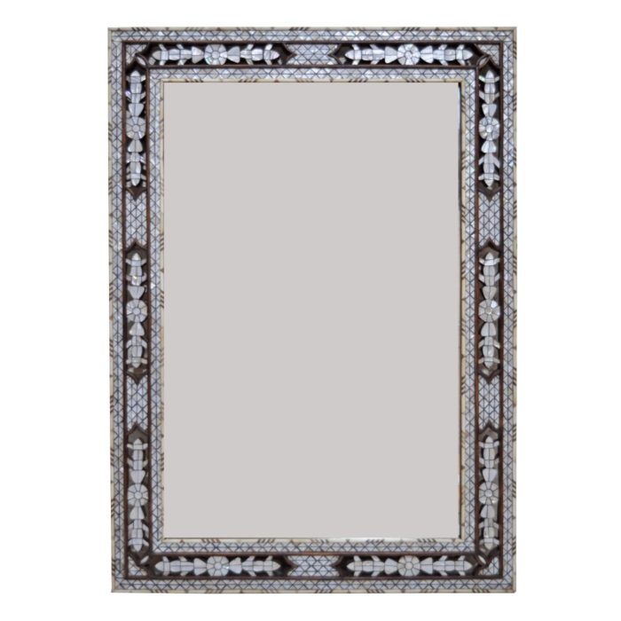 Pierced Mother of Pearl Mirror