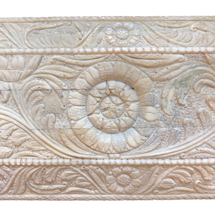 Carved Bone Pencil Box