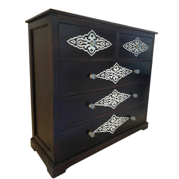 Emblem Inlay Chest of Drawers, Small