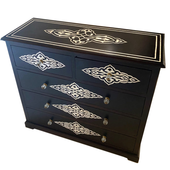 Emblem Inlay Chest of Drawers, Small